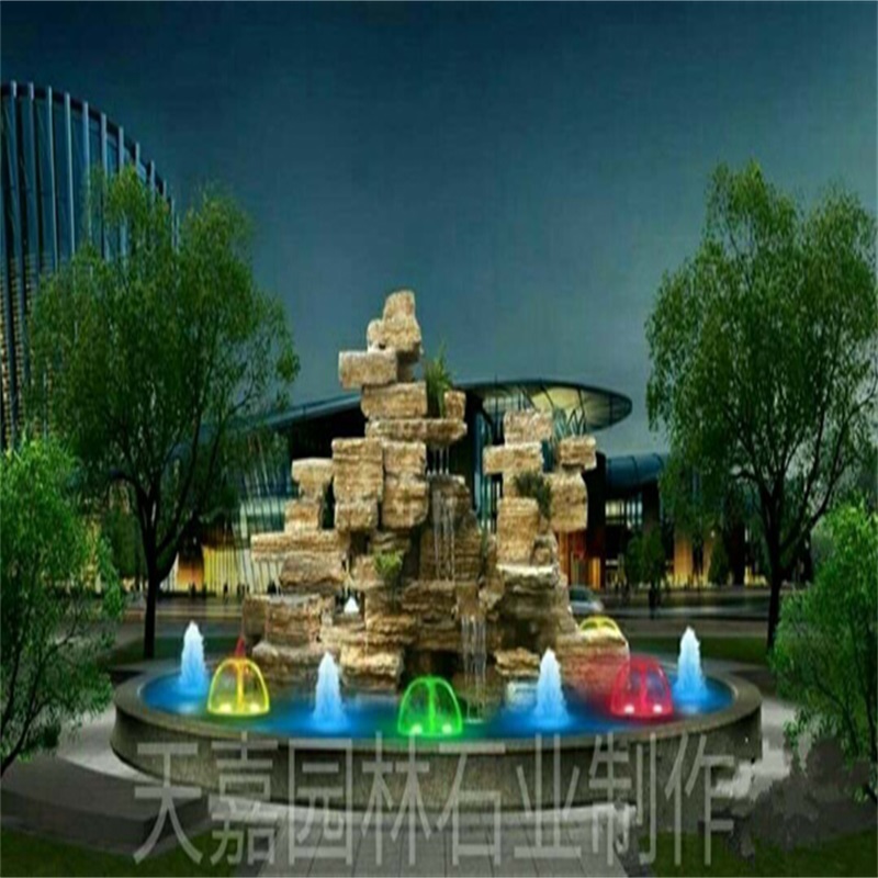 京口水幕墙喷泉设计